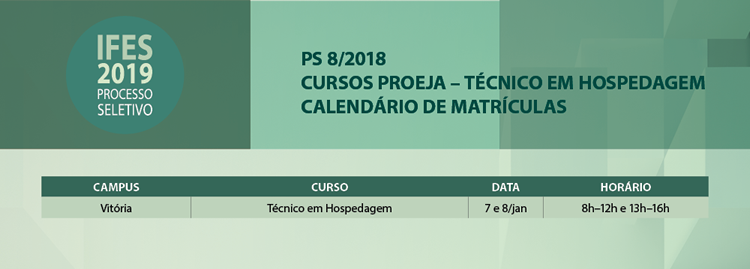 calendario matriculas 8 2018