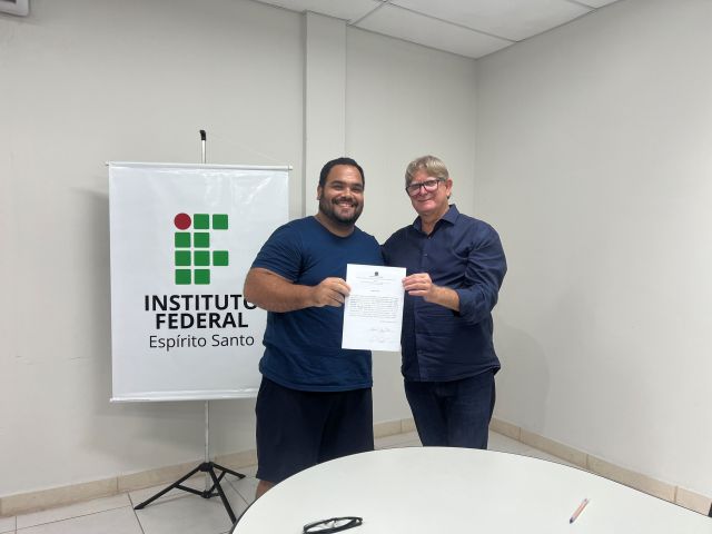 A posse aconteceu no miniauditório da Reitoria 