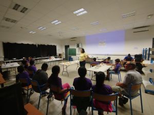 Projeto de extensão do Ifes promove atividade com crianças na Guiana Francesa