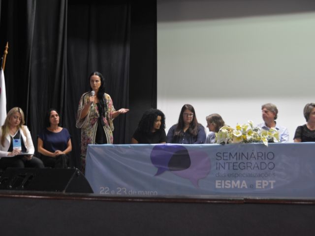 Abertura do Seminário Integrado das Especializações EPT e EISMA e da II Jornada de Educação e Divulgação em Ciências