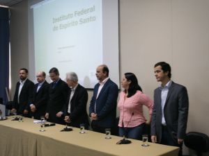 2013 - Apresentação da nova equipe gestora nos campi Nova Venécia, Santa Teresa, Serra e Vila Velha
