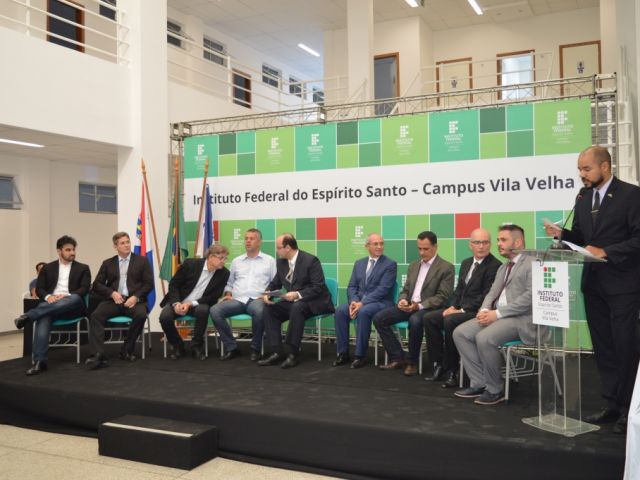 Inaugurações das obras de expansão dos campi Vila Velha e Serra