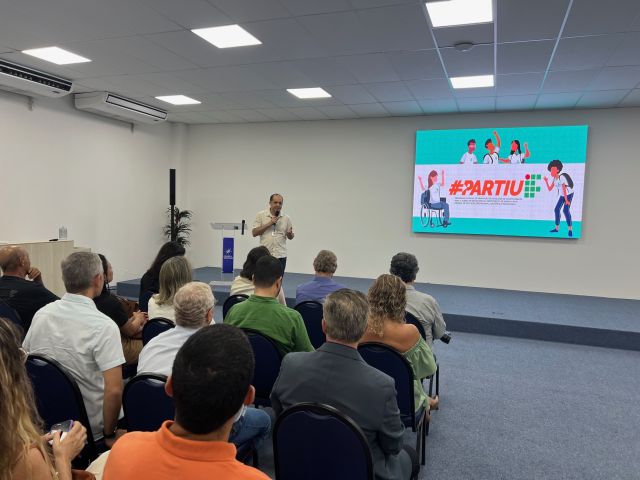 Gestores e coordenadores participam do Lançamento do Partiu IF