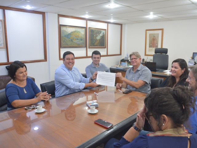 Visita do  secretário de Estado da Ciência, Tecnologia, Inovação e Educação Profissional